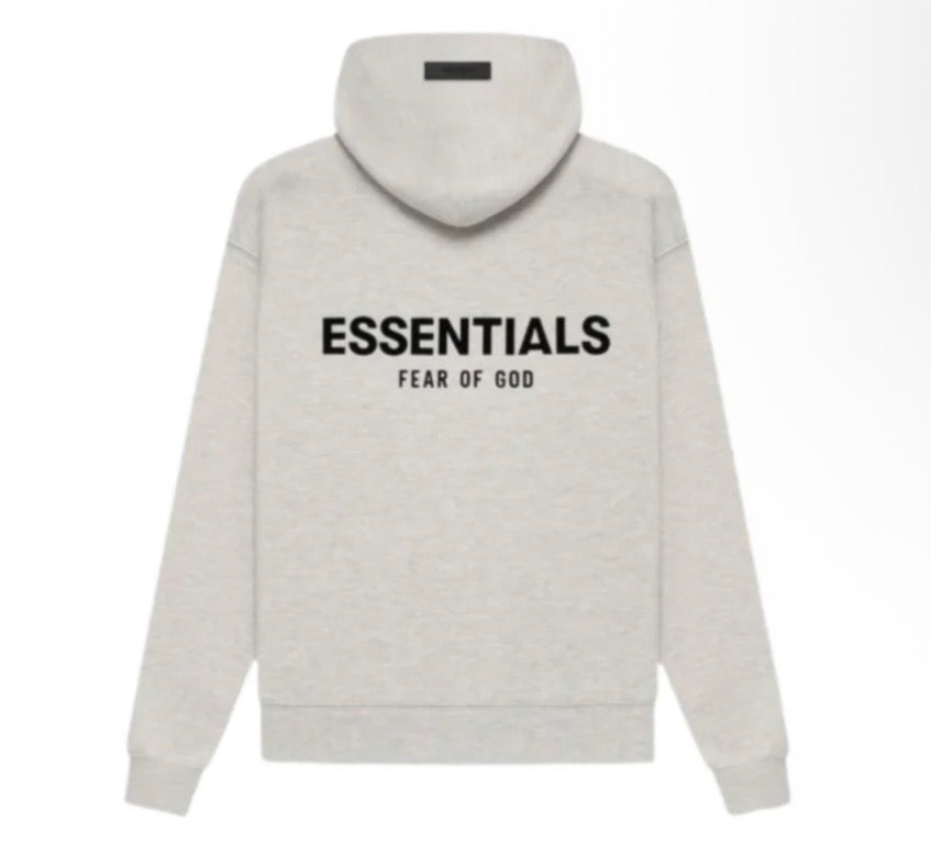 SS22 Light Oatmeal Premium Hoodie - KVFusion streetwear Los Angeles